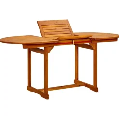 vidaXL - Eettafel - Bruin - Acaciahout - 170 x 80 x 75 cm