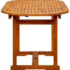 vidaXL - Eettafel - Bruin - Acaciahout - 170 x 80 x 75 cm