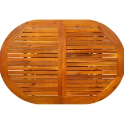 vidaXL - Eettafel - Bruin - Acaciahout - 170 x 80 x 75 cm