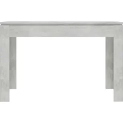 vidaXL - Eettafel - Grijs - Bewerkt hout