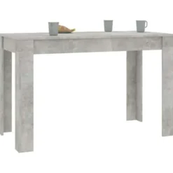 vidaXL - Eettafel - Grijs - Bewerkt hout