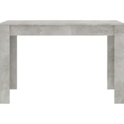 vidaXL - Eettafel - Grijs - Bewerkt hout