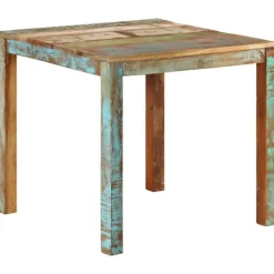 vidaXL - Eettafel - Multikleur - Hout - 82 x 80 x 76 cm