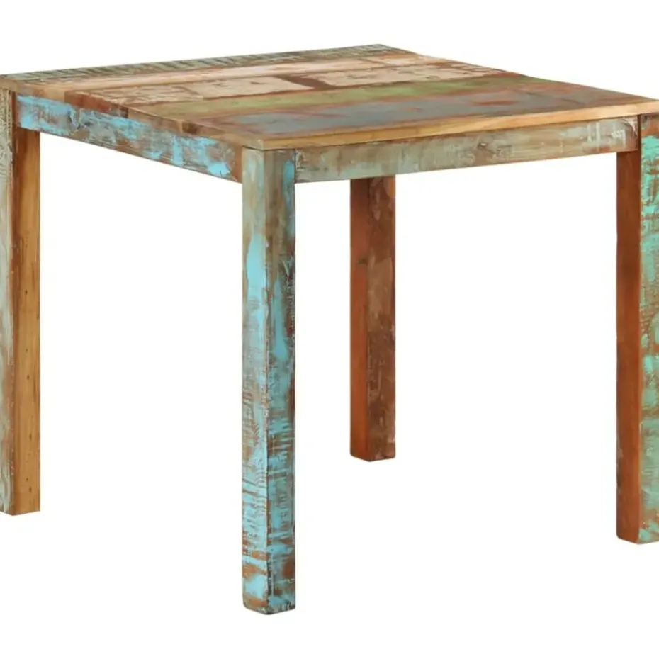 vidaXL - Eettafel - Multikleur - Hout - 82 x 80 x 76 cm