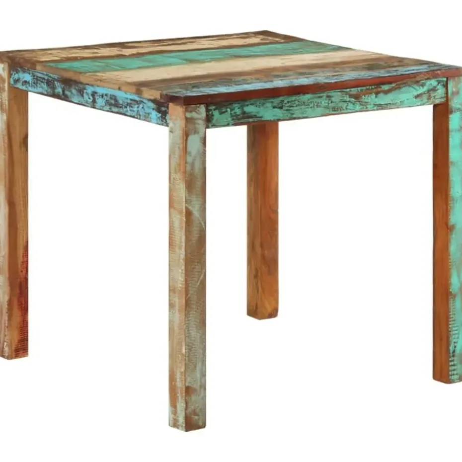 vidaXL - Eettafel - Multikleur - Hout - 82 x 80 x 76 cm