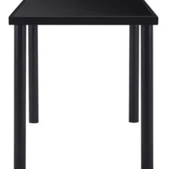 vidaXL - Eettafel - Zwart - Glas - 140 x 70 x 75 cm