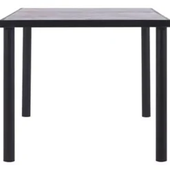 vidaXL - Eettafel - Zwart - MDF - 180 x 90 x 75 cm