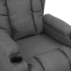 vidaXL - Fauteuil - Grijs - Stof