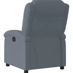 vidaXL - Fauteuil - Grijs - Fluweel