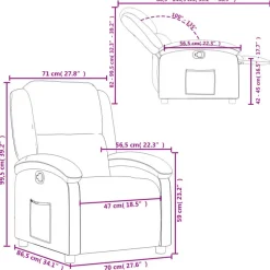 vidaXL - Fauteuil - Grijs - Fluweel