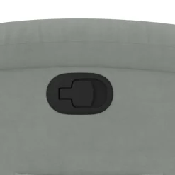 vidaXL - Fauteuil - Grijs - Fluweel