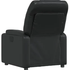 vidaXL - Fauteuil - Zwart - Kunstleer