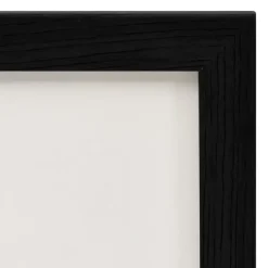 vidaXL - Fotolijst - Zwart - MDF - 2 x (21 x 29.7 cm)