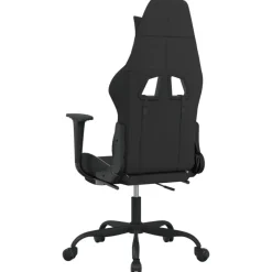 vidaXL - Gamingstoel - Wit - Stof