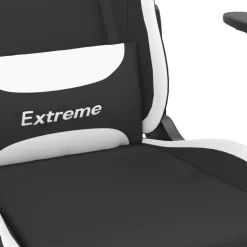 vidaXL - Gamingstoel - Wit - Stof