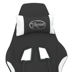 vidaXL - Gamingstoel - Wit - Stof