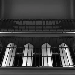 vidaXL - Gasbarbecue-grill - Zwart - Staal