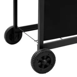 vidaXL - Gasbarbecue-grill - Zwart - Staal