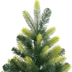 vidaXL - Gescharnierde Kunstkerstboom - Groen - 120 cm