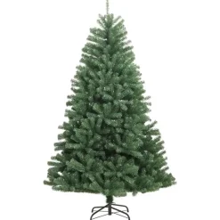 vidaXL - Gescharnierde Kunstkerstboom - Groen - 180 cm
