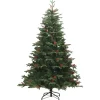 vidaXL - Gescharnierde Kunstkerstboom - Groen - 180 cm