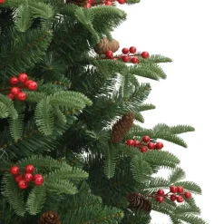 vidaXL - Gescharnierde Kunstkerstboom - Groen - 180 cm