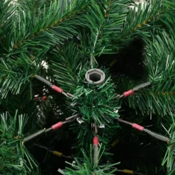 vidaXL - Gescharnierde Kunstkerstboom - Groen - 180 cm