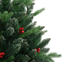 vidaXL - Gescharnierde Kunstkerstboom - Groen - 180 cm