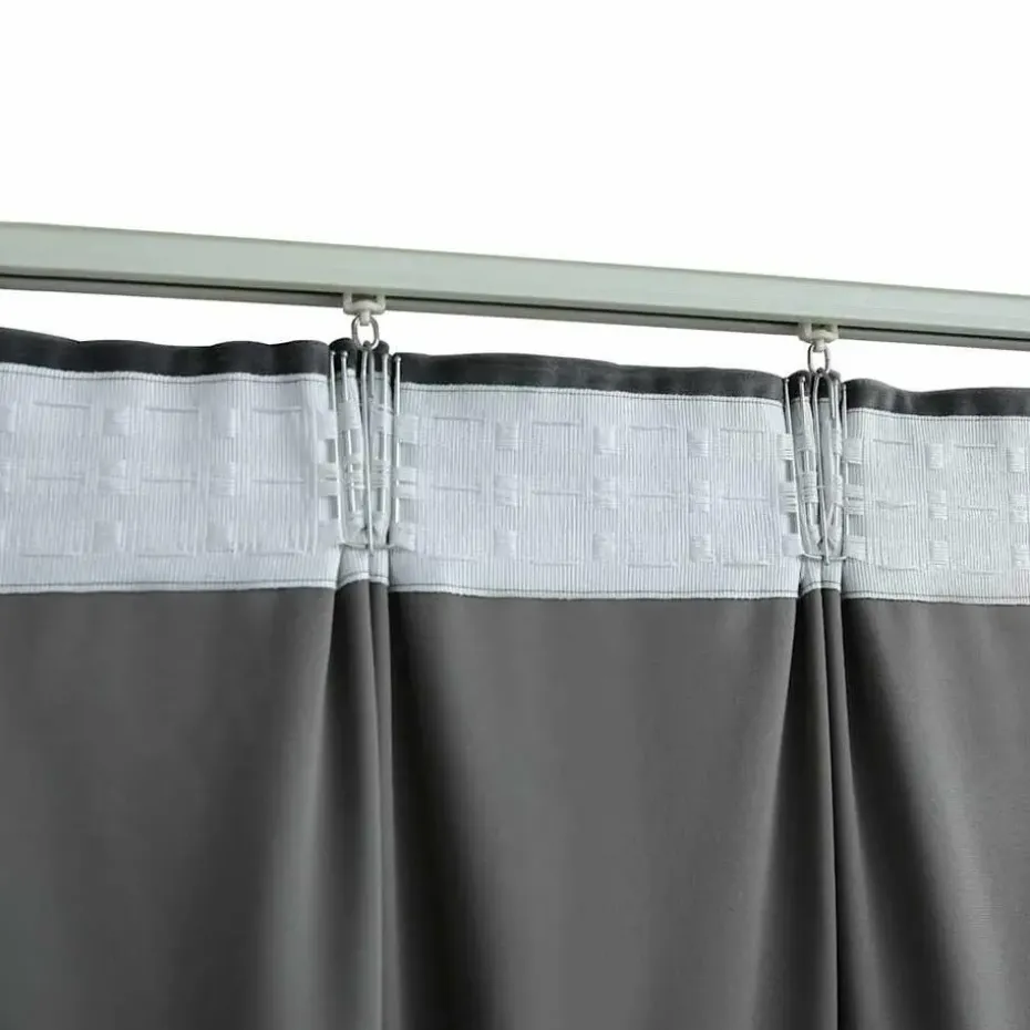 vidaXL - Gordijn - Antraciet - Fluweel - 140 x 245 cm - 2 stuks