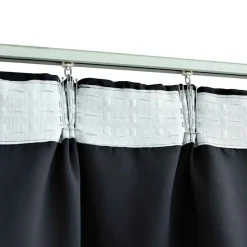 vidaXL - Gordijn - Antraciet - Stof - 140 x 225 cm