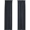vidaXL - Gordijn - Antraciet - Stof - 140 x 245 cm - 2 stuks