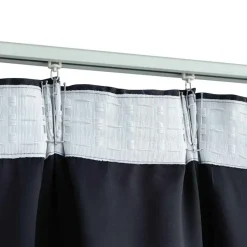 vidaXL - Gordijn - Antraciet - Stof - 140 x 245 cm - 2 stuks