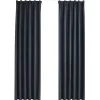 vidaXL - Gordijn - Antraciet - Stof - 140 x 225 cm - 2 stuks