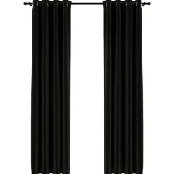 vidaXL - Gordijn - Antraciet - Stof - 140 x 225 cm - 2 stuks