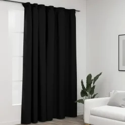 vidaXL - Gordijn - Antraciet - Stof