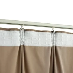 vidaXL - Gordijn - Beige - Fluweel