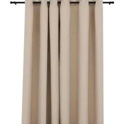 vidaXL - Gordijn - Beige - Stof - 290 x 245 cm