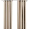 vidaXL - Gordijn - Beige - Stof - 140 x 175 cm - 2 stuks