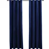 vidaXL - Gordijn - Blauw - Fluweel - 140 x 245 cm - 2 stuks