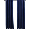 vidaXL - Gordijn - Blauw - Fluweel - 140 x 175 cm - 2 stuks