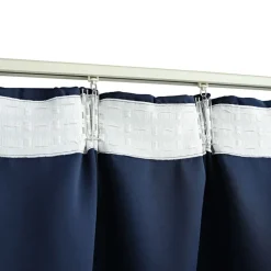 vidaXL - Gordijn - Blauw - Stof - 140 x 175 cm