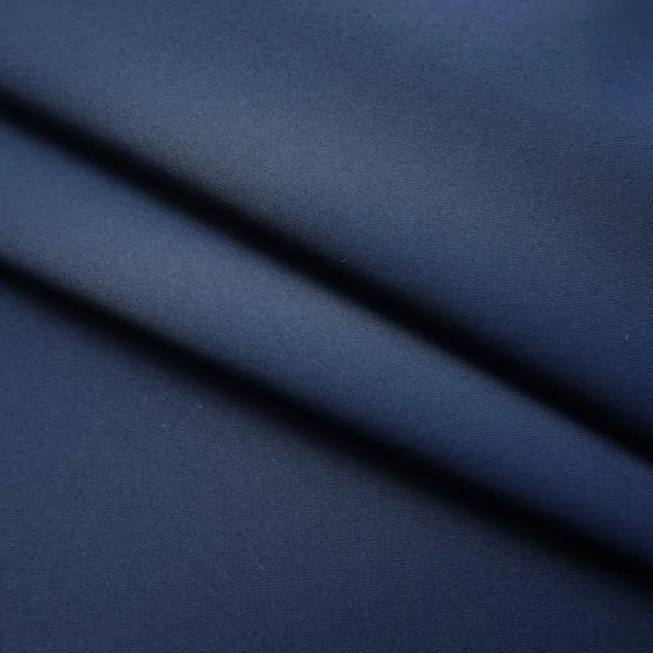 vidaXL - Gordijn - Blauw - Stof