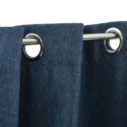 vidaXL - Gordijn - Blauw - Stof - 140 x 175 cm - 2 stuks