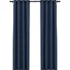 vidaXL - Gordijn - Blauw - Stof - 140 x 225 cm - 2 stuks