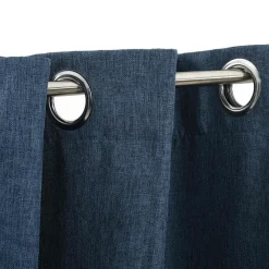 vidaXL - Gordijn - Blauw - Stof - 140 x 225 cm - 2 stuks