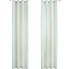 vidaXL - Gordijn - Crème - Fluweel - 140 x 175 cm - 2 stuks