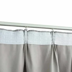 vidaXL - Gordijn - Grijs - Stof - 140 x 175 cm - 2 stuks