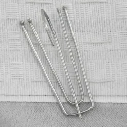 vidaXL - Gordijn - Grijs - Stof - 140 x 175 cm - 2 stuks