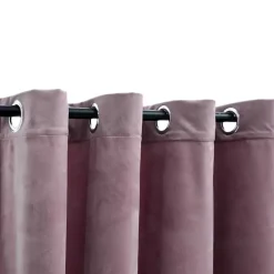 vidaXL - Gordijn - Roze - Fluweel - 140 x 245 cm - 2 stuks