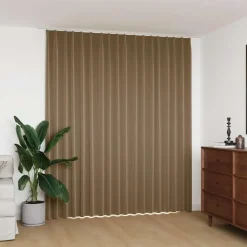 vidaXL - Gordijn - Taupe - Stof